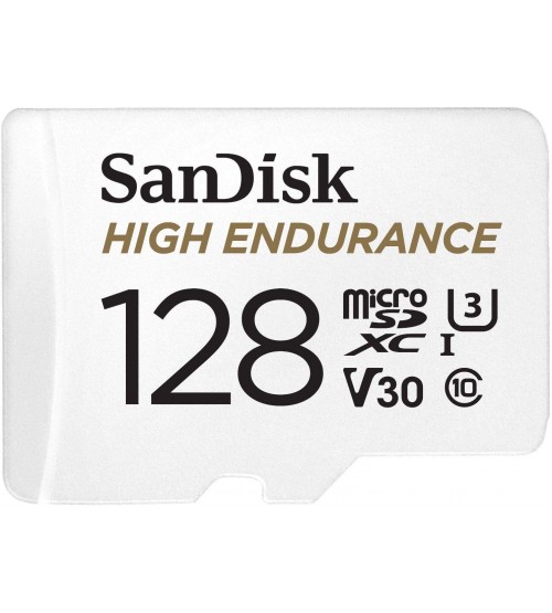 SDSQQNR - Sandisk 128GB High Endurance UHS-I microSDXC Memory Card